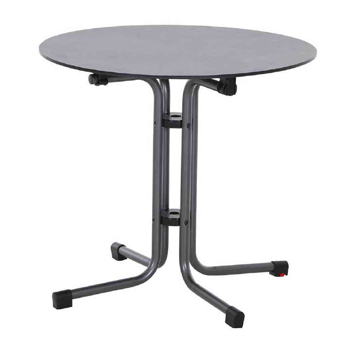 SIENA GARDEN Sola Klapptisch Ø 80 cm, anthrazit